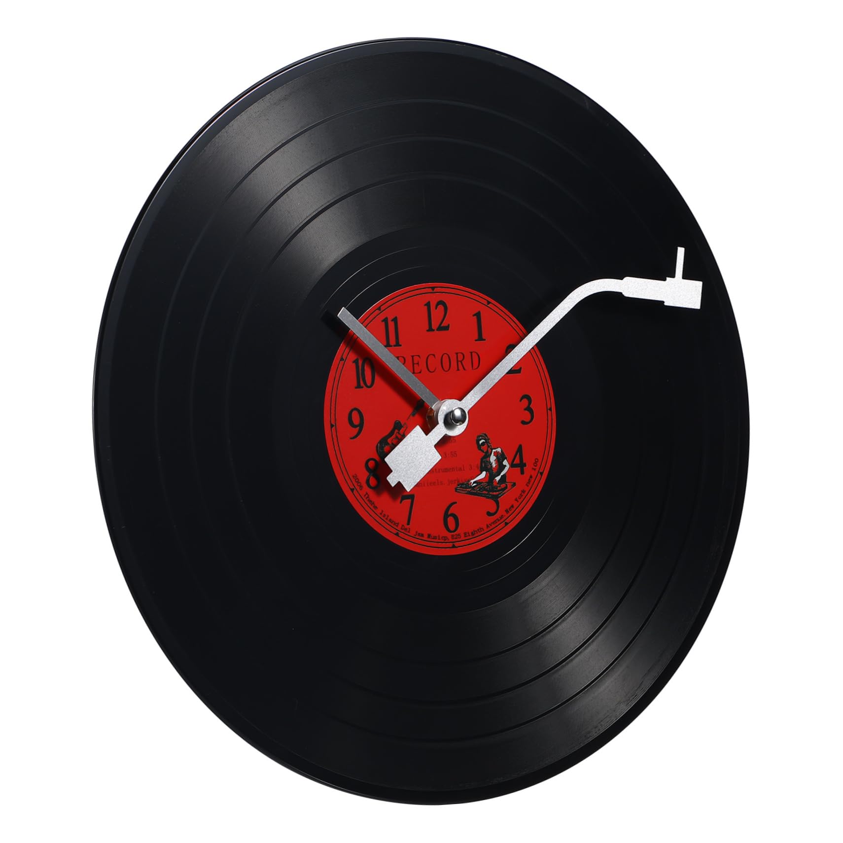 Horloge murale rétro vinyle pour sublimer la décoration de votre chambre