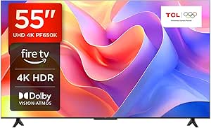 TCL 55PF650K 55-inch 4K Ultra HD, HDR TV, Smart LED Fire TV