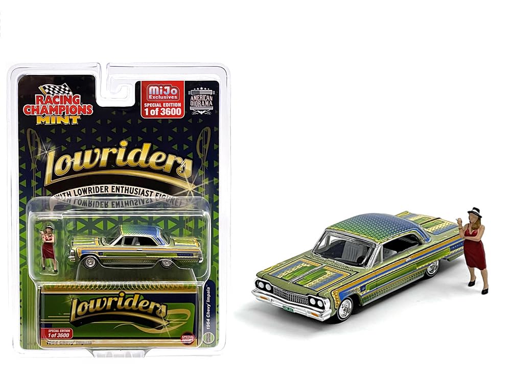 CAR TUNED'　64 CHEVY IMPALA ミニカー　チェイス Car Tuned Diecast Series 4 CHASE '64 Chevy Impala MGA RED