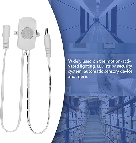 Miniatura 4 de Diyeeni Interruptor 120 grados 2-360 segundos Rango de retardo ajustable 5A DC 5-24V Mini PIR Sensor de movimiento infrarrojo Detector Interruptor