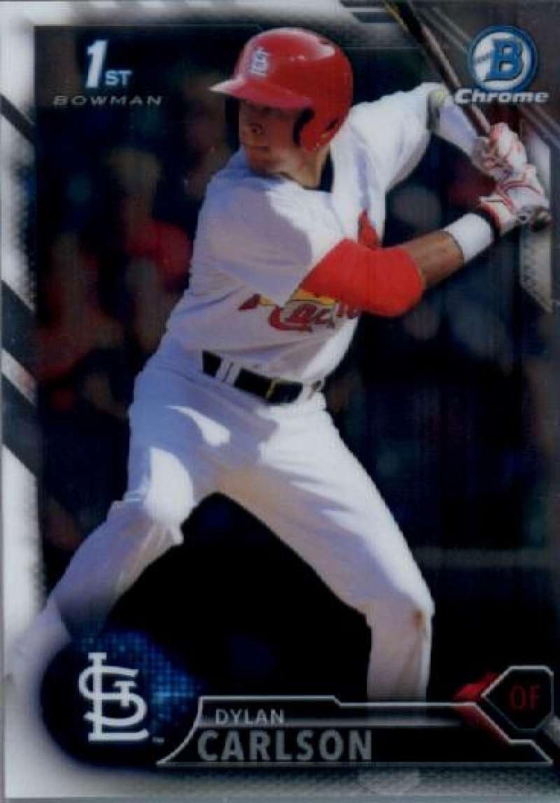 2016 Bowman Draft Chrome #BDC-3 Dylan Carlson St. Louis Cardinals Baseball Card