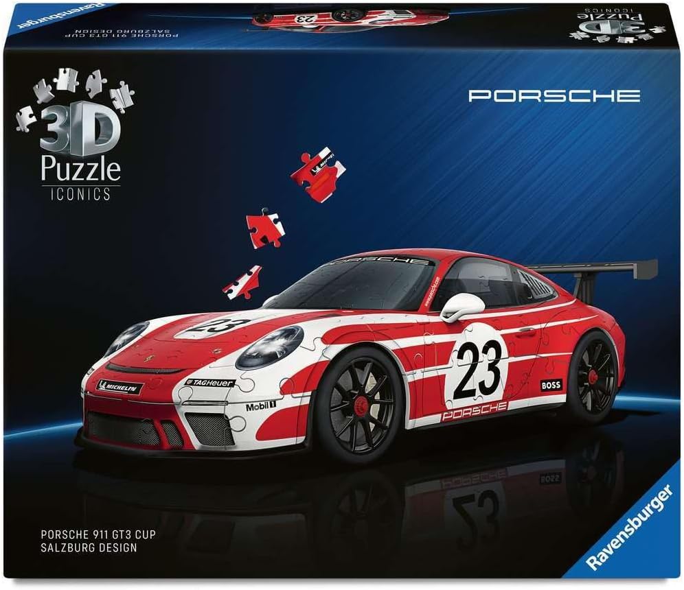 Ravensburger Iconics: Porsche 3D Puzzle for Kids 8+