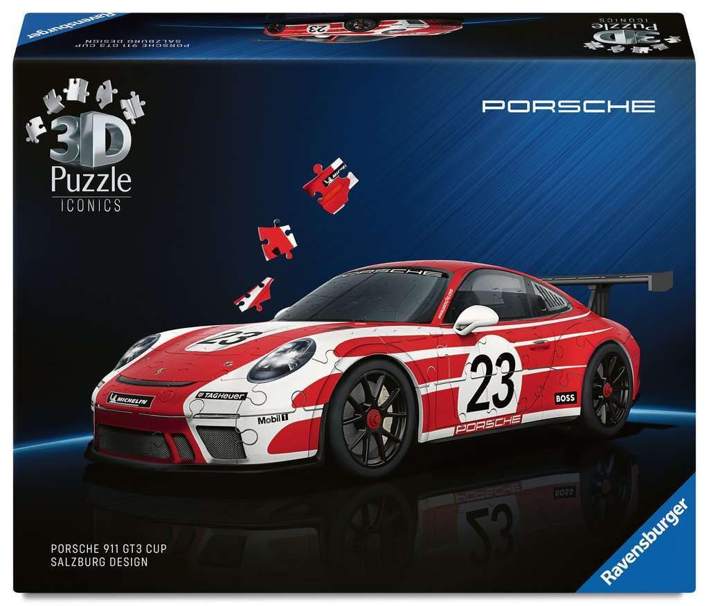 Ravensburger 3D Puzzle Iconics: Porsche 911 "Salzburg Edition: Eine wahre Ikone im 3D Puzzle Modellformat