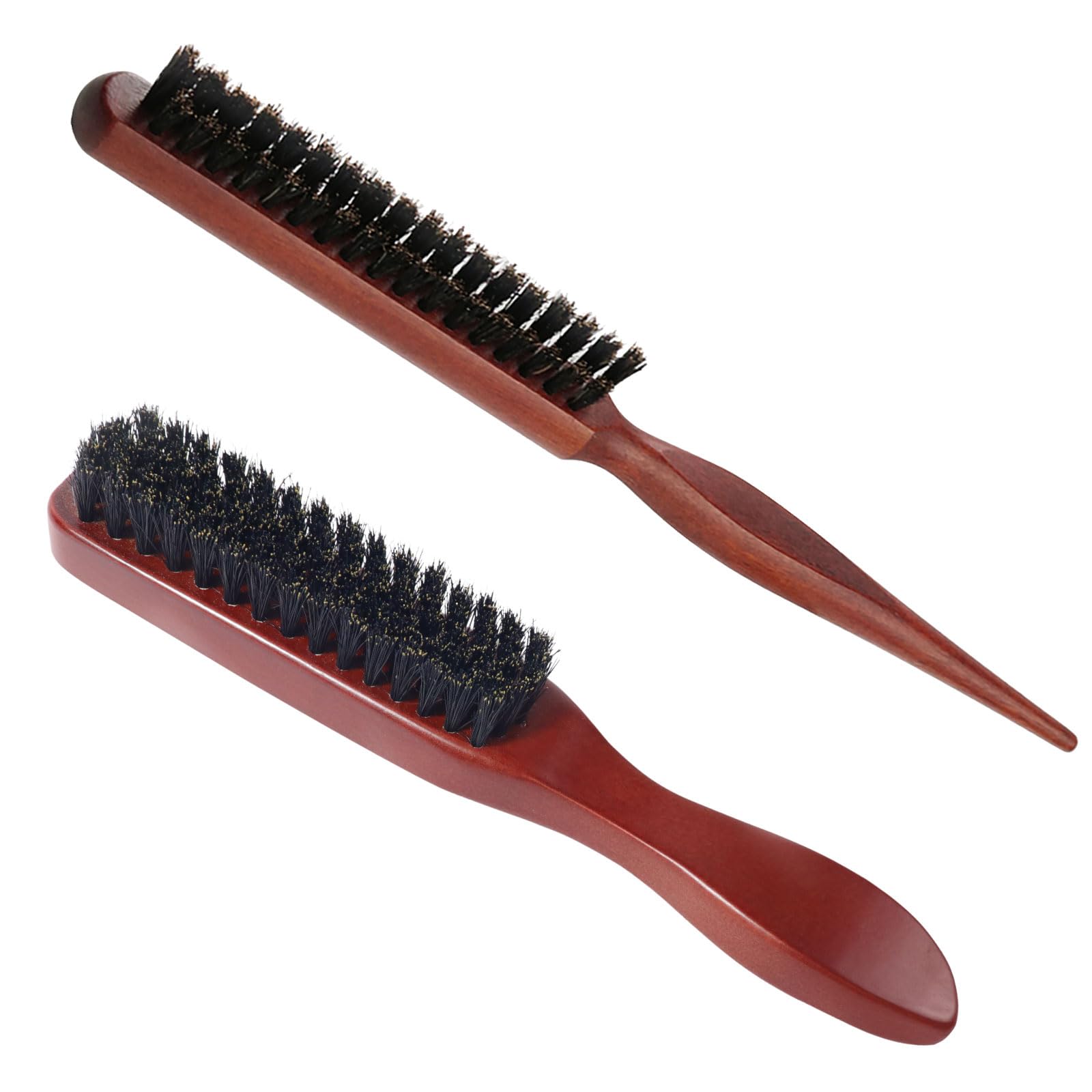 Stylingbürste Aus Wildschweinborsten – Für Volumen, Glanz & Sleek Look, 22 Cm, Auch Für Bart Geeignet