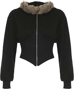 Amazon.com: MANGMAO Y2k Zip up Hoodie Fur Jackets Emo Fairy Amazon.com: MANGMAO Y2k Zip up Hoodie Fur Jackets Emo Fairy