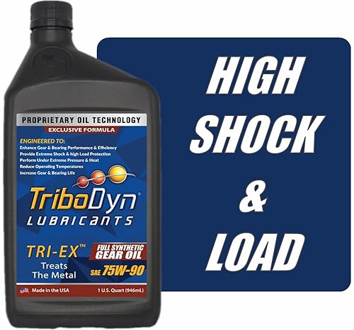 Miniatura 6 de TRI-EX SAE 75W90 - Aceite sintético para engranajes, 1 cuarto de galón