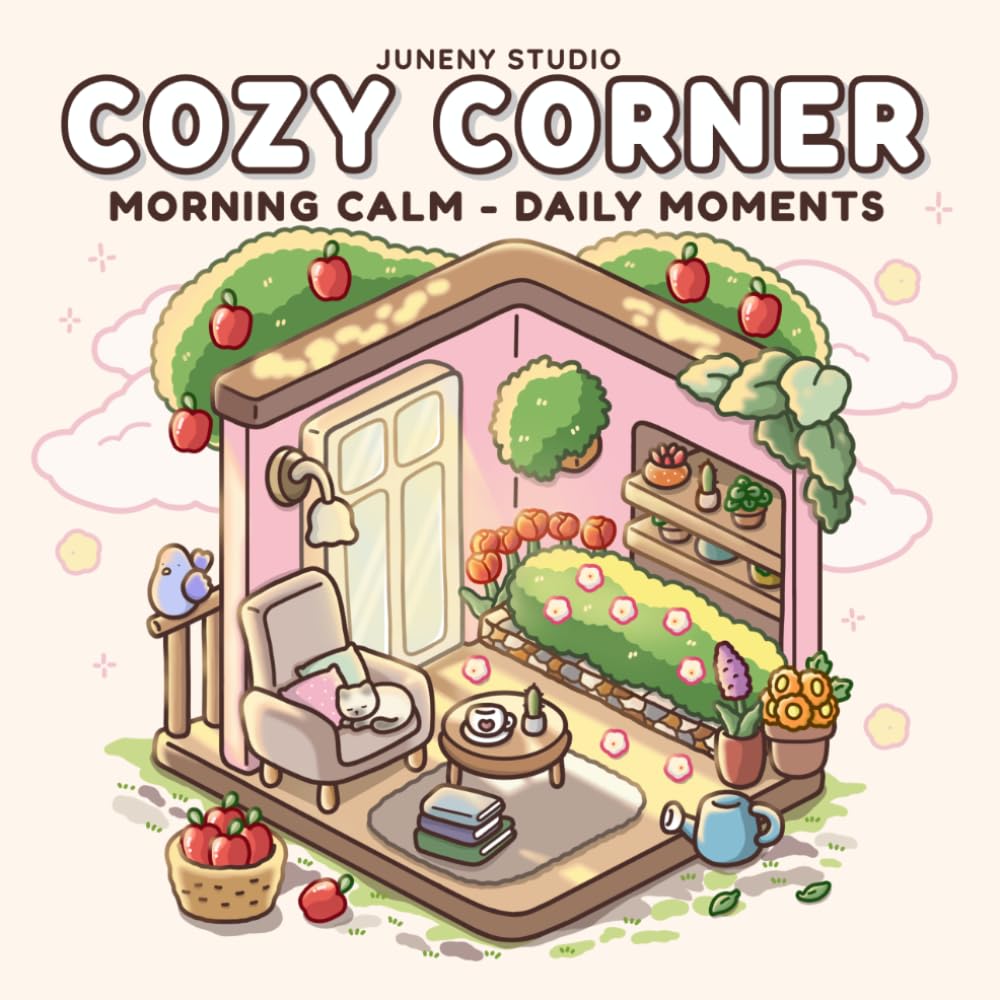 Cozy Corner: Morning Calm - Daily Moments: A Cozy Coloring Book for Adults