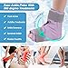 NEWGO Ice Pack for Ankle Injuries Reusable, Hot Cold Therapy Foot Ankle Ice Pack Wrap for Plantar Fasciitis, Achilles Tendinitis, Swelling, Sprain, Foot Pain, Heel Spur, Gout (Purple)