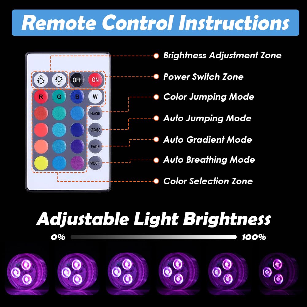 2 Stück Pool Lichter Schwimmend, 40CM Schwimmende Poolbeleuchtung mit Fernbedienung, IP68 Wasserdichte, 16 RGB Farbwechsel, Farbigen Schwimmkugeln für Pool Garten, Teich, Party