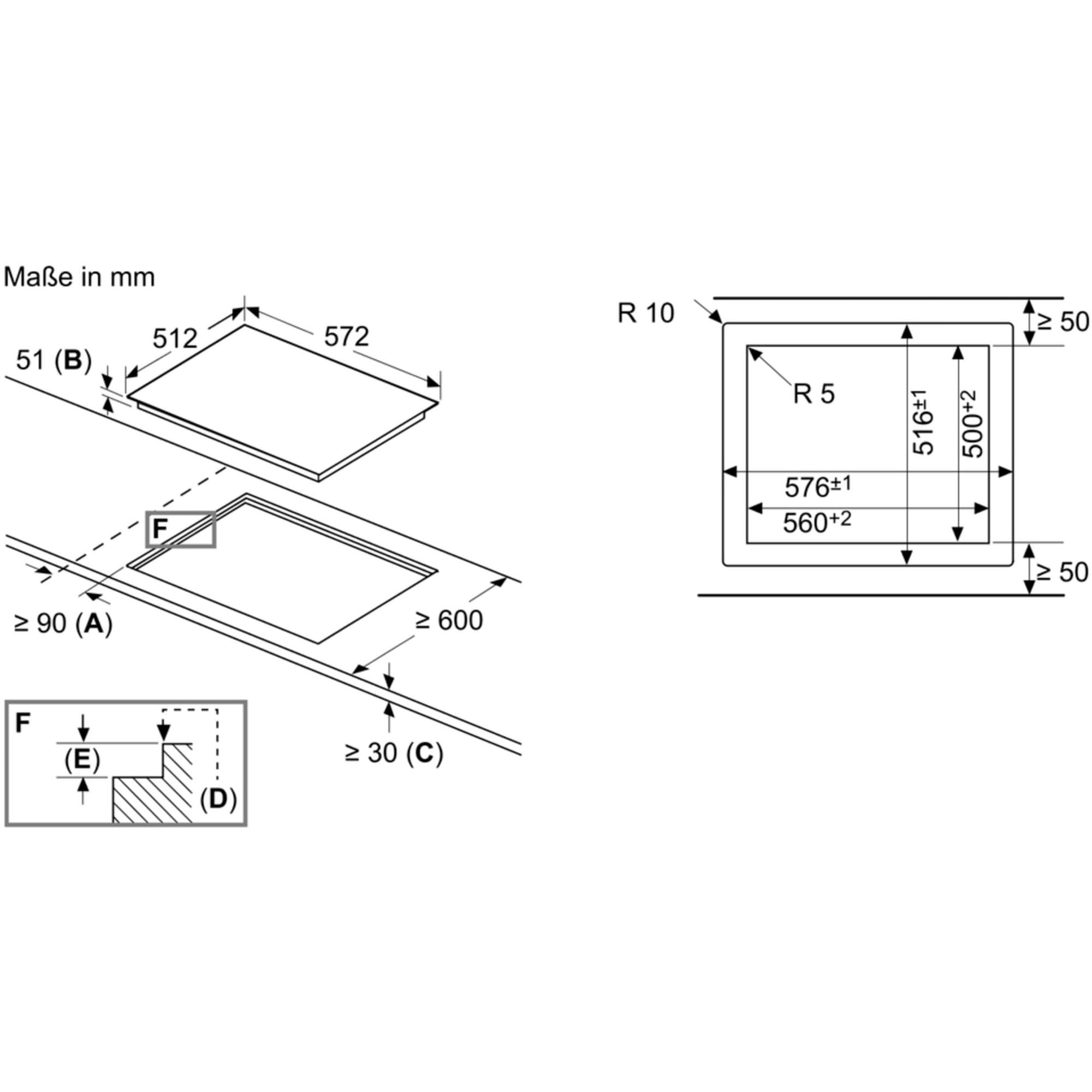 Image secondaire de Plaque de cuisson vitrocéramique Bosch Série 8 60 cm avec PowerBoost