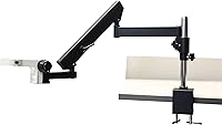 Vista 1 de Parco Scientific PA-8 Soporte de abrazadera de pilar de brazo articulado para microscopios estéreo, estante de enfoque de 2.992 in de diámetro
