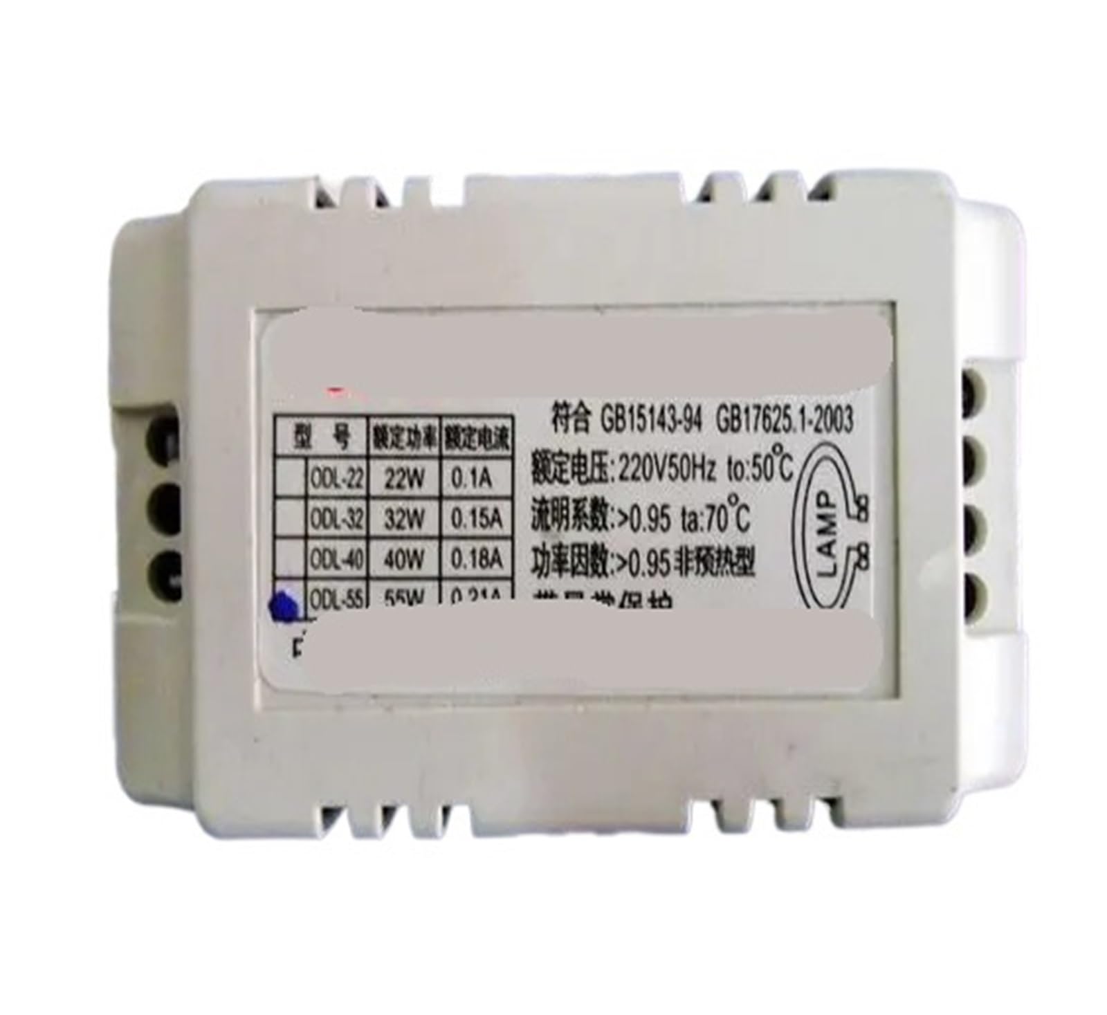 Tube rond fluorescent 55W avec ballast pour réparer l'éclairage défaillant d'un plafonnier
