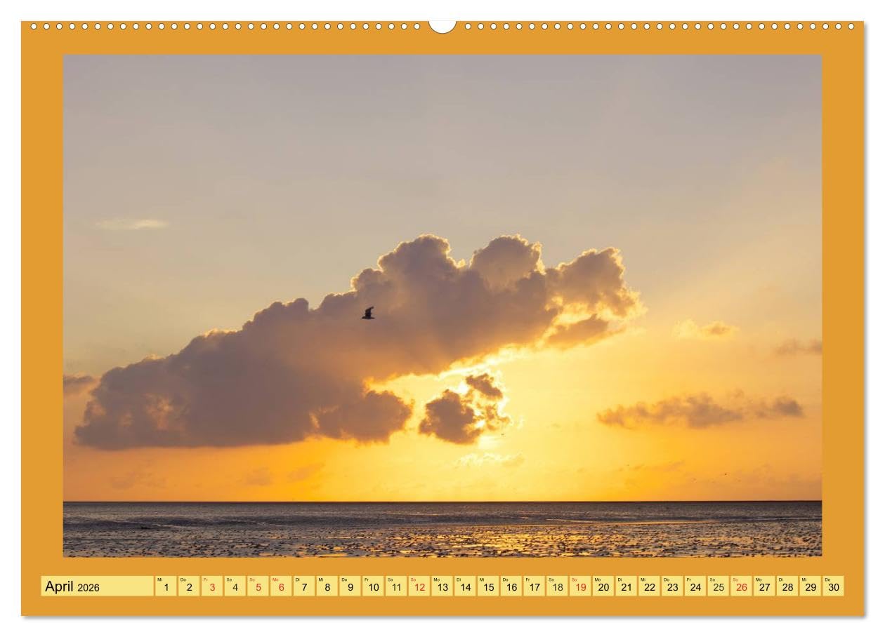 Büsum an der Nordsee (Wandkalender 2026 DIN A2 quer), CALVENDO Monatskalender: Fotografische Impressionen eines Sommers in Büsum. (CALVENDO Orte)