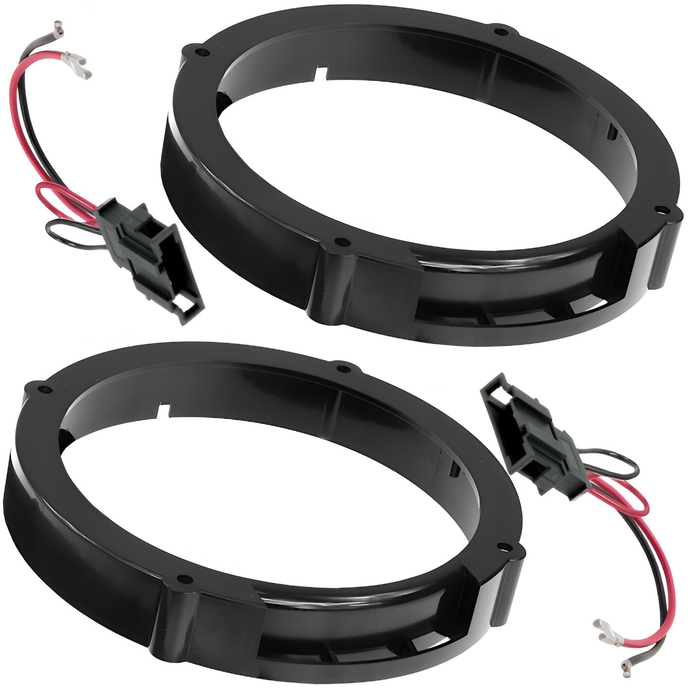 6.5 Speaker Adapter 2-Pack Door Speaker Adapters – Fits 6.5" Or 6.75" Speakers In GM Vehicles Gmc Tailgate Speakers - Foto 7