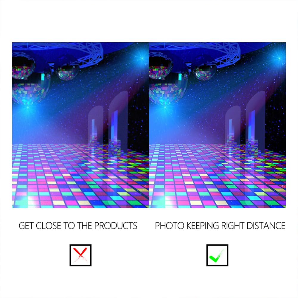 YongFoto 3x2,5m Vinile sfondo Fotografico Luci da discoteca Sfondo del palcoscenico Sfere dello specchio Stelle lucenti sfondo per studio Fotografico fondali fotografici festa fondale foto