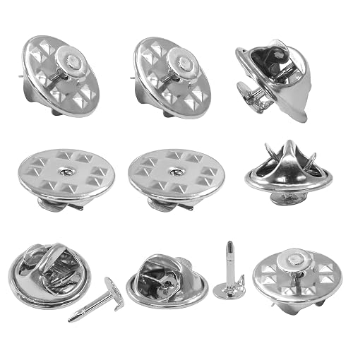120 Pairs Butterfly Clutch Backs for Tie Tacks - 8x4mm