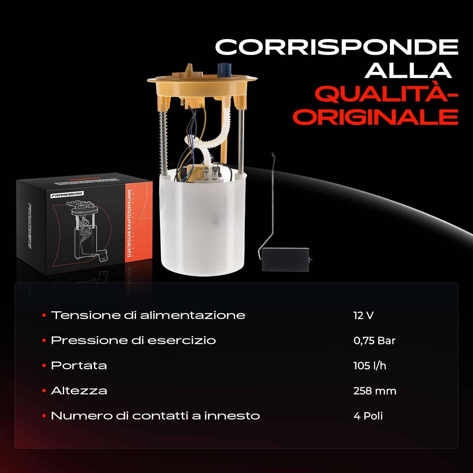 ROBUST Numero 109 ECU Relè Pompa Carburante per Audi A3 Seat Cordoba Ibiza Leon Skoda Fabia Octavia Volkswagen Bora Caddy Golf Lupo Passat Polo Sharan Transporter 1J0906381A 1008300003