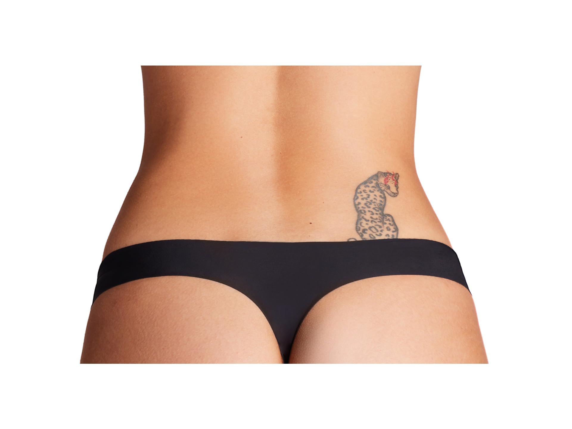 Under Armour 3-Pack Pure Stretch No Show Thong Underwear XS Negro para Mujer