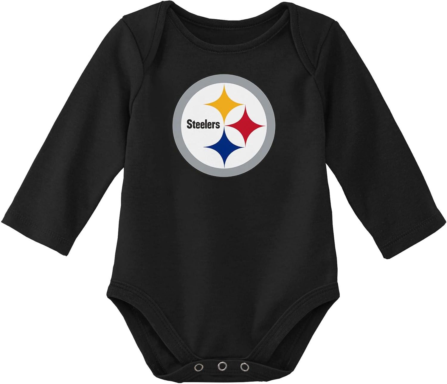 Outerstuff NFL Newborn & Infants 0-24 Months Official Primary Logo Long Sleeve Creeper Bodysuit Romper
