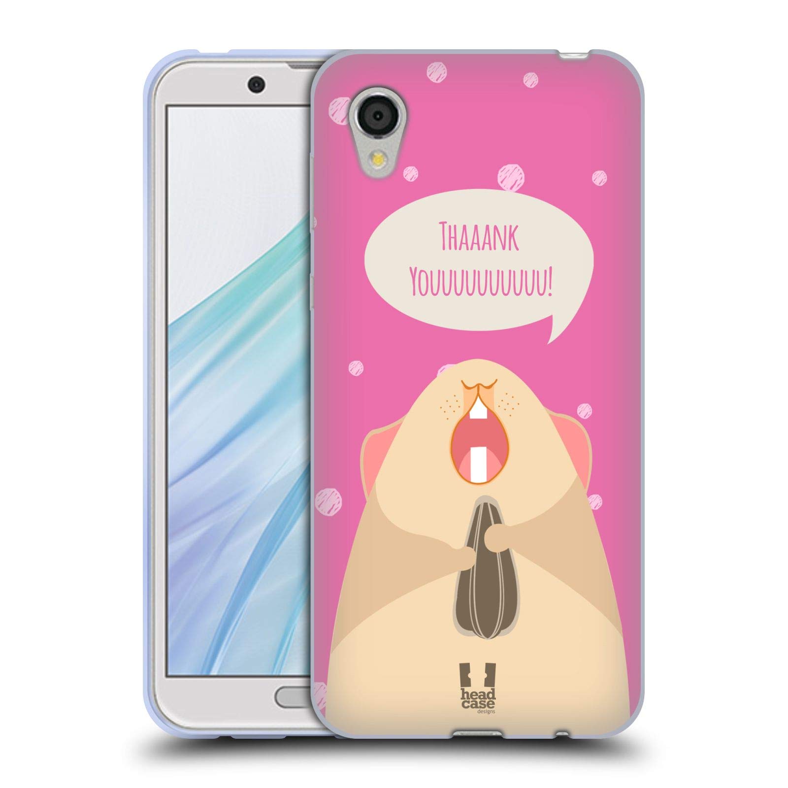 Head Case Designs Hamster Darling Pets Soft Gel Case Compatible With Sharp Aquos Sense2 SHV43