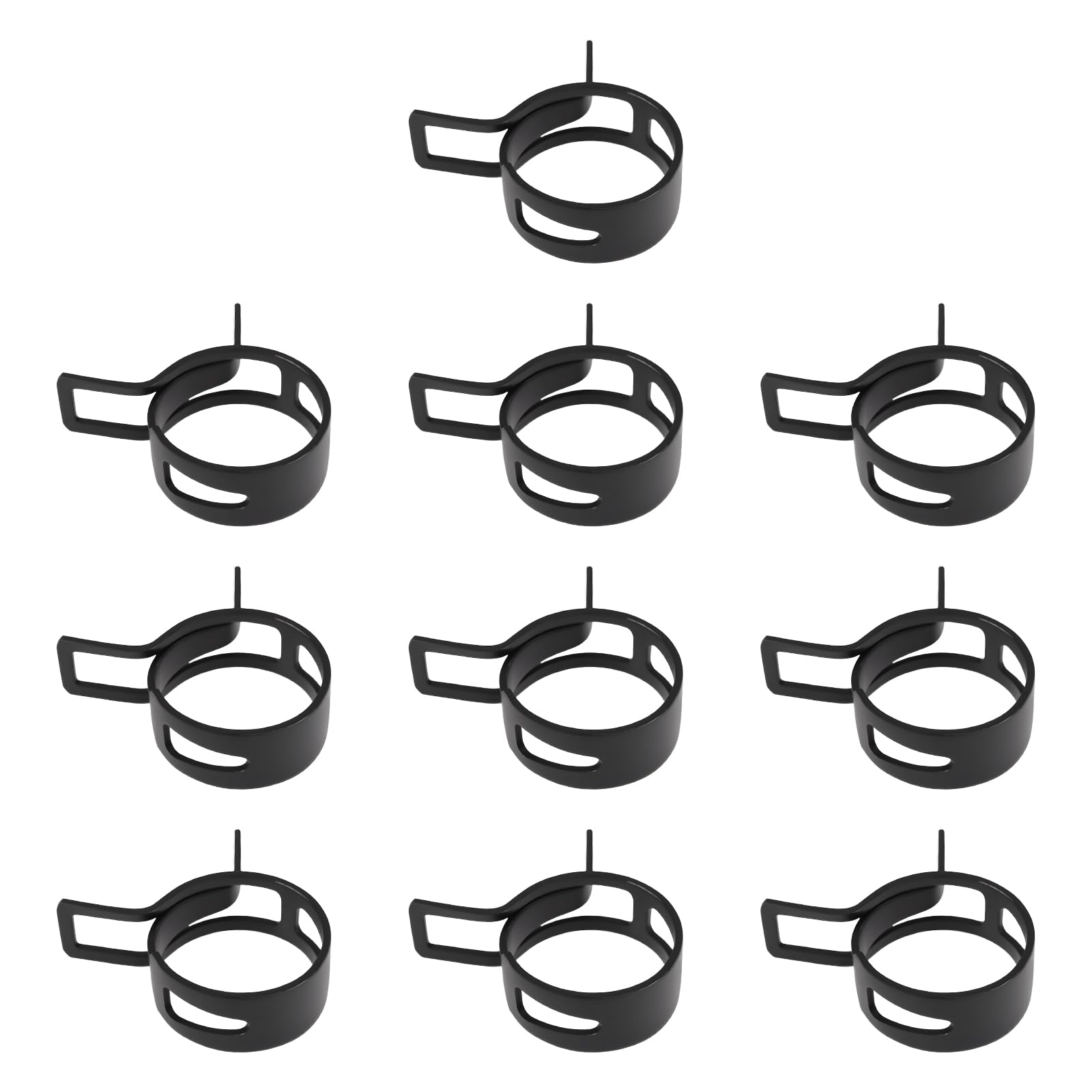 10 Stücke 25mm Schlauchschelle Federband für Schlauch 25x12x1,2mm Schwarz