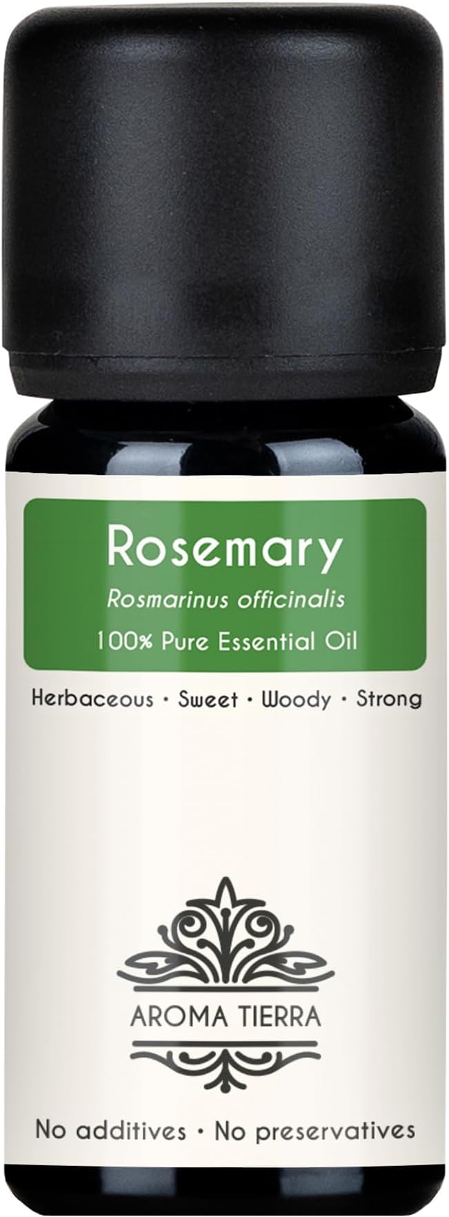 Rosemary Essential Oil 10ml - 100% Pure, Natural & Undiluted - Fresh & Energizing - For Hair & Scalp, Diffuser, Aromatherapy, Focus & Memory