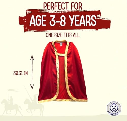 Miniatura 4 de Liontouch Cabo de juguete de satén medieval de caballero noble para niños  Parte de una línea de disfraces para niños