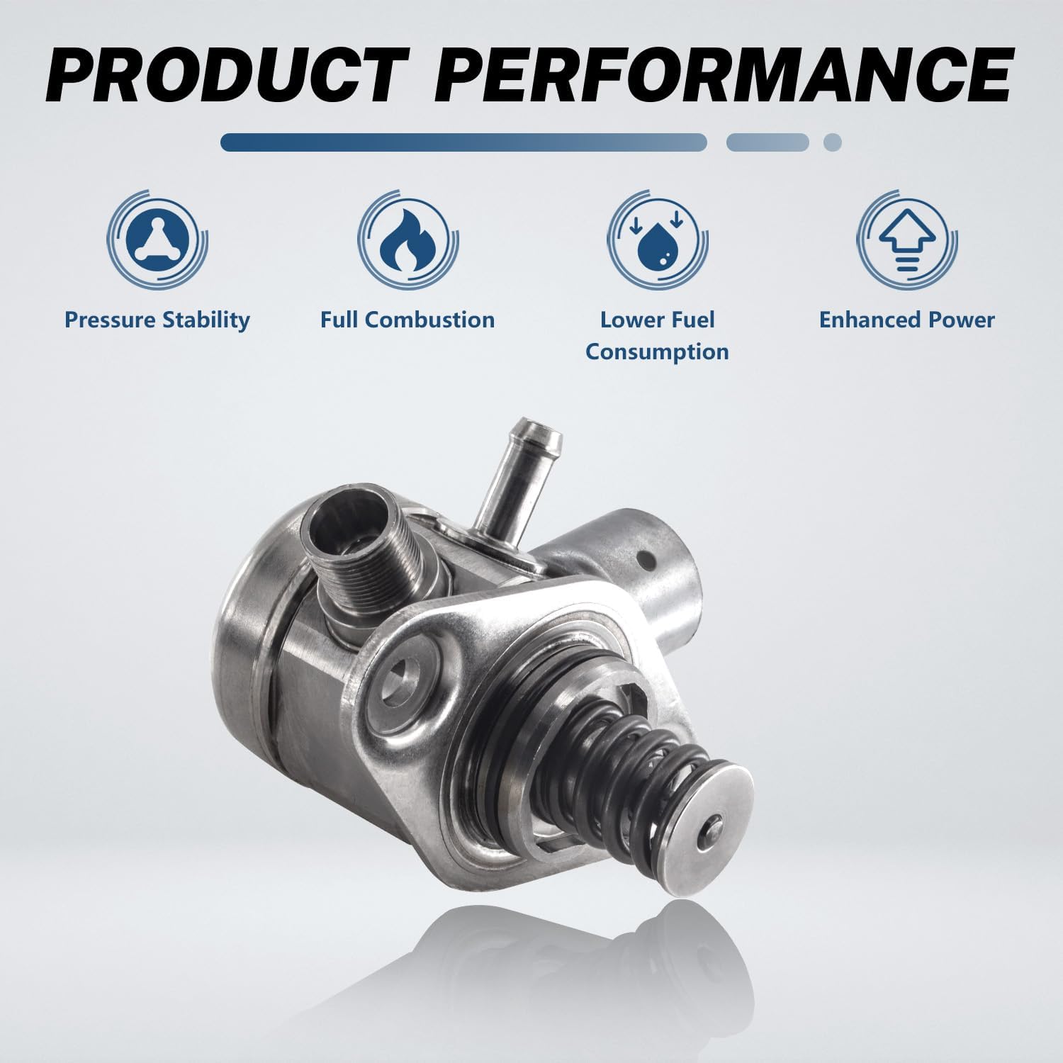 KELOKE High Pressure Fuel Pump Compatible with Mercedes-Benz CLA250 2014-2019, GLA250 2015-2020 & Infiniti QX30 2017-2019, L4 2.0L, Replace# 0261520238 16630HG00E HM10088