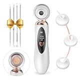 2025 Blackhead Remover Pore Vacuum, Visual Rechargeable Blackhead Vacuum Facial Pore Cleaner-3 Suction Soft Silicone,3 Probes,USB Kit Electric Acne Extractor Tool for Adult
