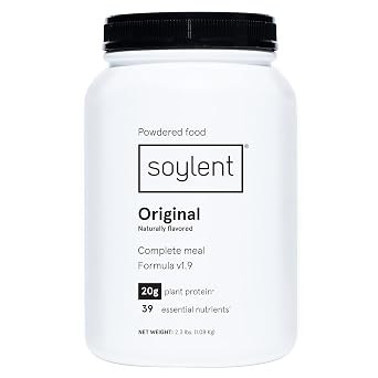 Soylent Complete Nutrition Gluten-Free Vegan Protein Meal Replacement Powder, Original, 36.8 Oz
