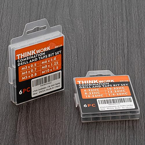 Thinkwork W6126 Combination Drill Tap & Tap Bit Set thumb #8