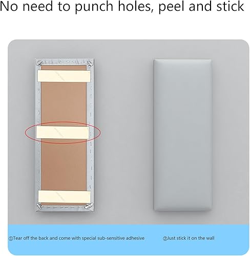 Miniatura 7 de 7 paneles 3D anticolisión para despegar y pegar para pared, protector de borde para decoración de pared adhesiva de dormitorio