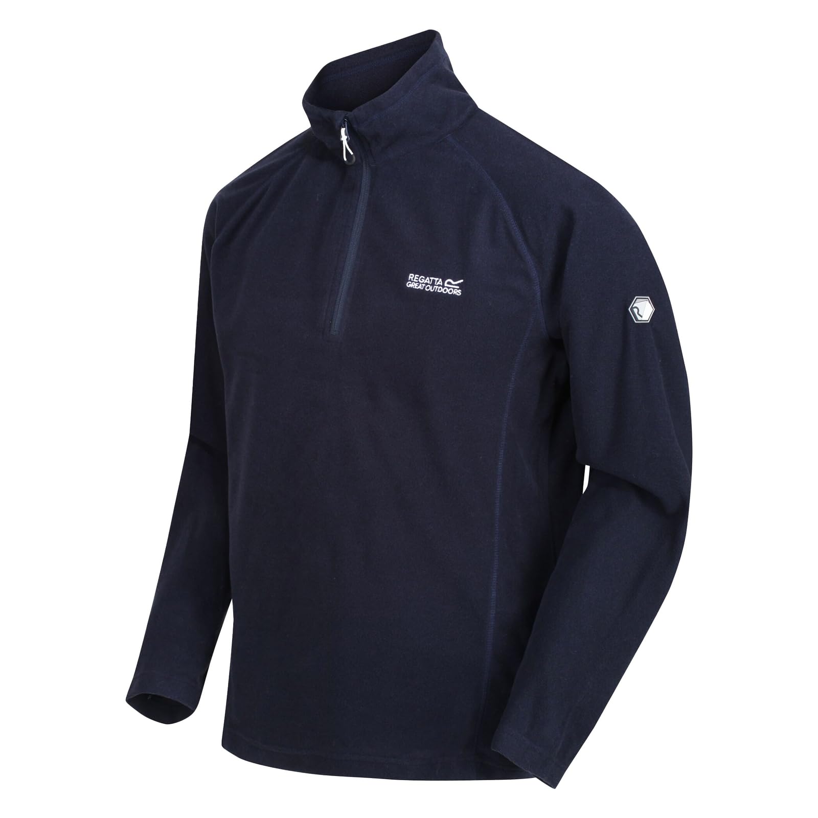 Regatta Men's Montes Lightweight Half Zip Fleece Midlayer Pullover - Perfect for Outdoors, Walking, Hiking & Camping Navy