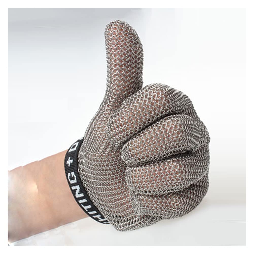 Guantes Resistentes Al Corte De Metales Trabajo De Jardinería Al Aire Libre For Manos Izquierdo Y Derecho, 6 Tamaños (Size : 1 Piece/L)