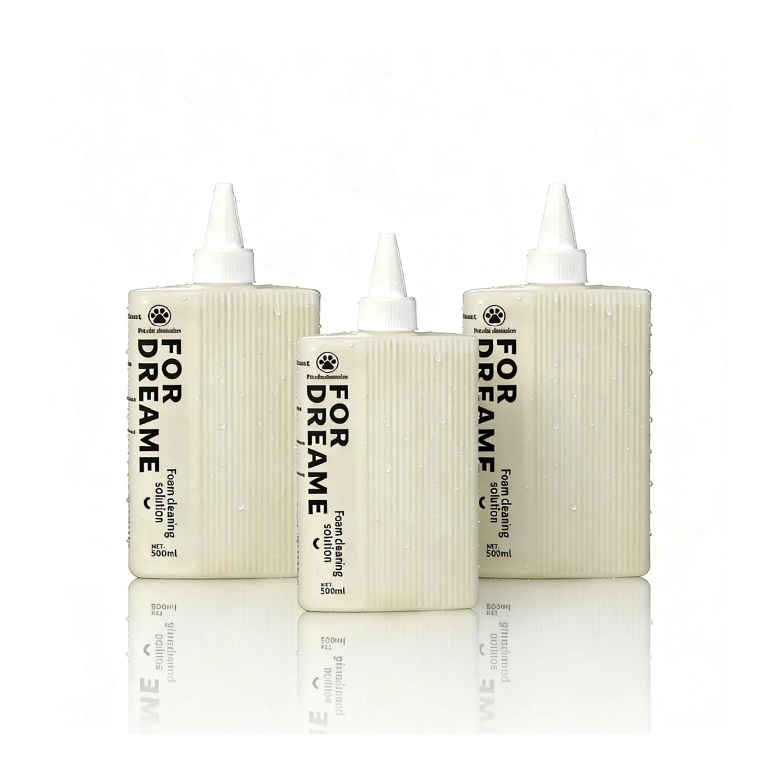 Compatible con Dreame H15 Pro, H14, H13, solución limpiadora de pisos compatible y eliminador olores mascotas en espuma, aroma a flores frutas, 500 ml x 3