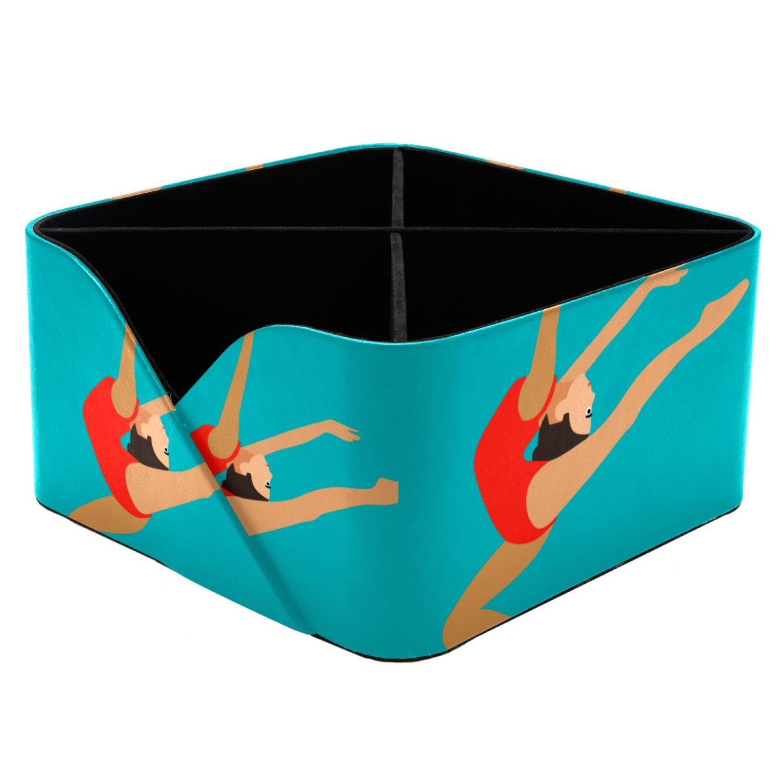 Organiseur de bureau avec figurine de yoga pour créer un coin d'étude zen à la maison