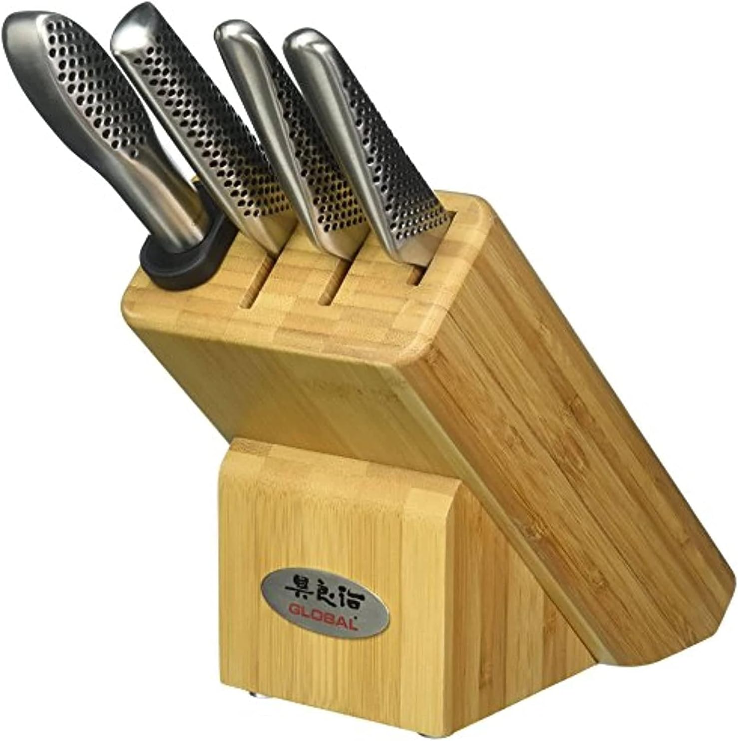 Global 79598 Knife Block Set Silver
