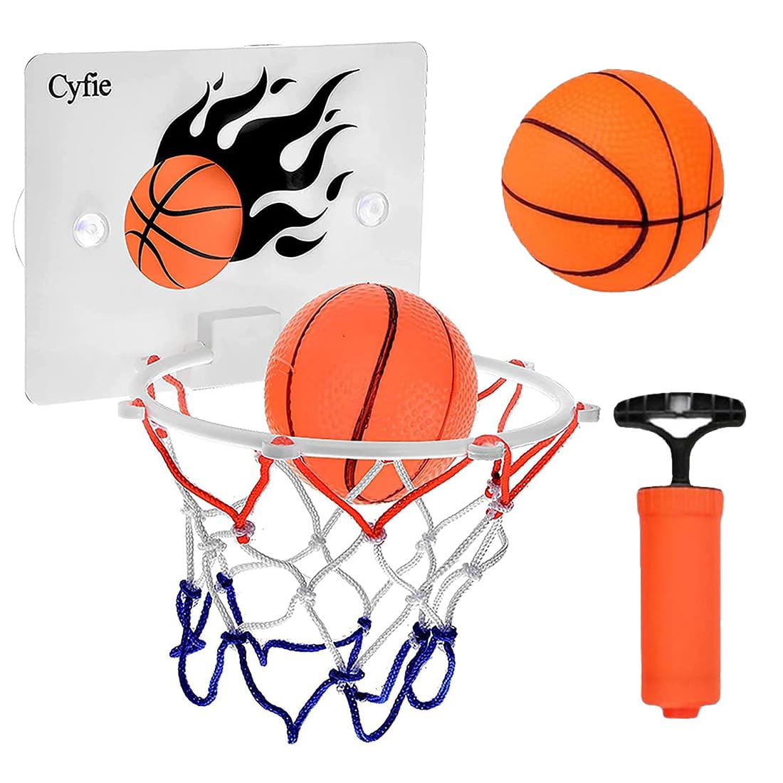 Mini Canasta Baloncesto Infantil Para Colgar En La Puerta – Juego Completo Con 2 Pelotas Y Bomba De Aire, Ideal Para Habitaciones Y Juego En Interior