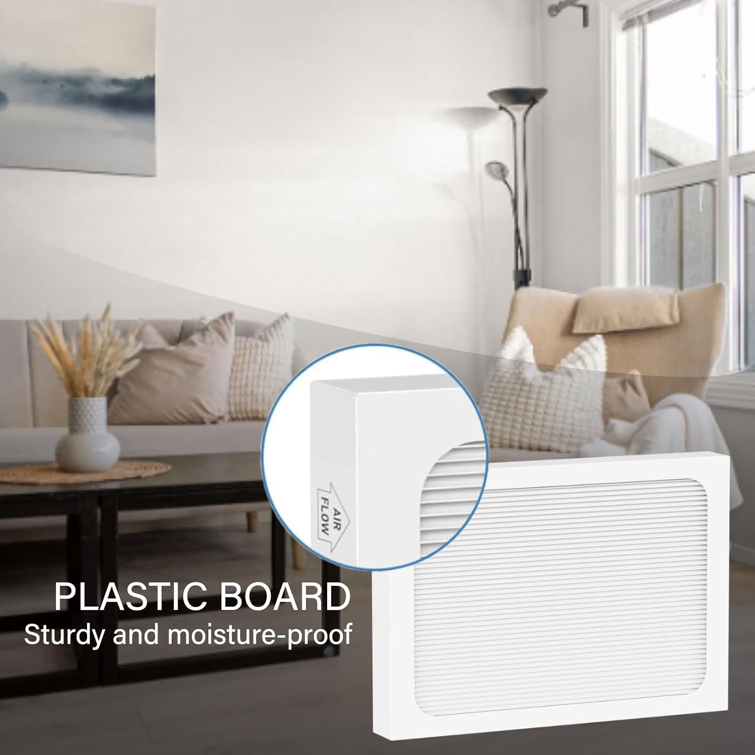 4 Pack 9 x 11 x 1 MERV 13 Dehumidifier Filter for Santa Fe Compact70, Ultra70, Element, Compact2, UA 65H Dehumidifier