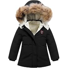 Toddler Winter Coat Baby Puffer Jacket Boy Hoodie Fleece Outerwear Clothes 0-5T