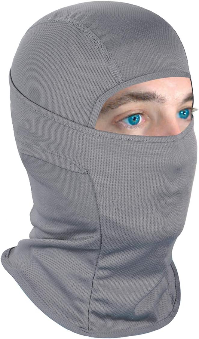 Achiou Balaclava Face Mask, Ski Mask UV Protector Lightweight for Motorcycle Cycling Running