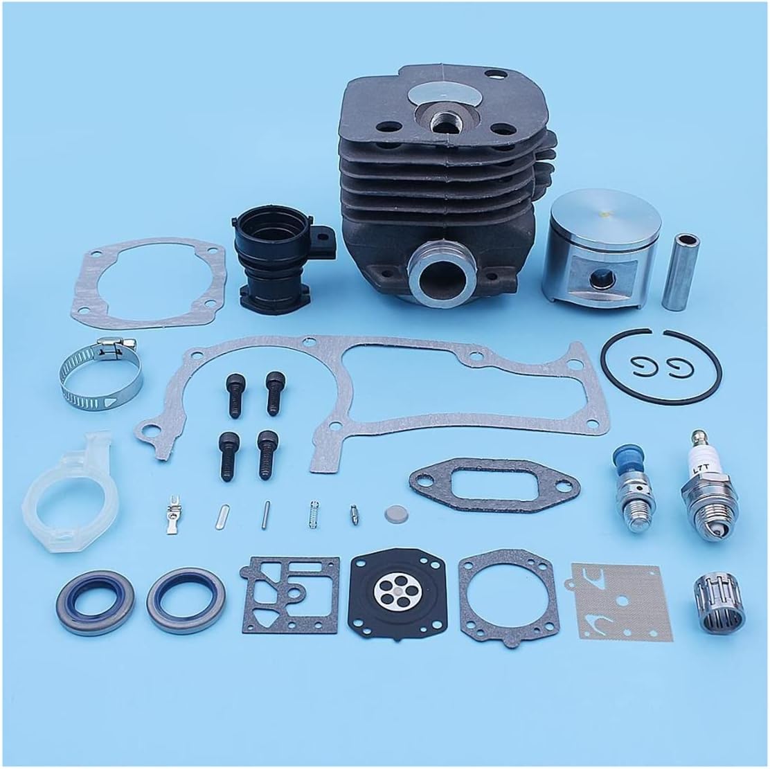 Patio, Lawn & Garden 52mm Big Bore Cylinder Gasket Kit for 372 365 371 362 372XP Chainsaw Intake Manifold Replacement Part Outdoor Powertool Parts & Accessories