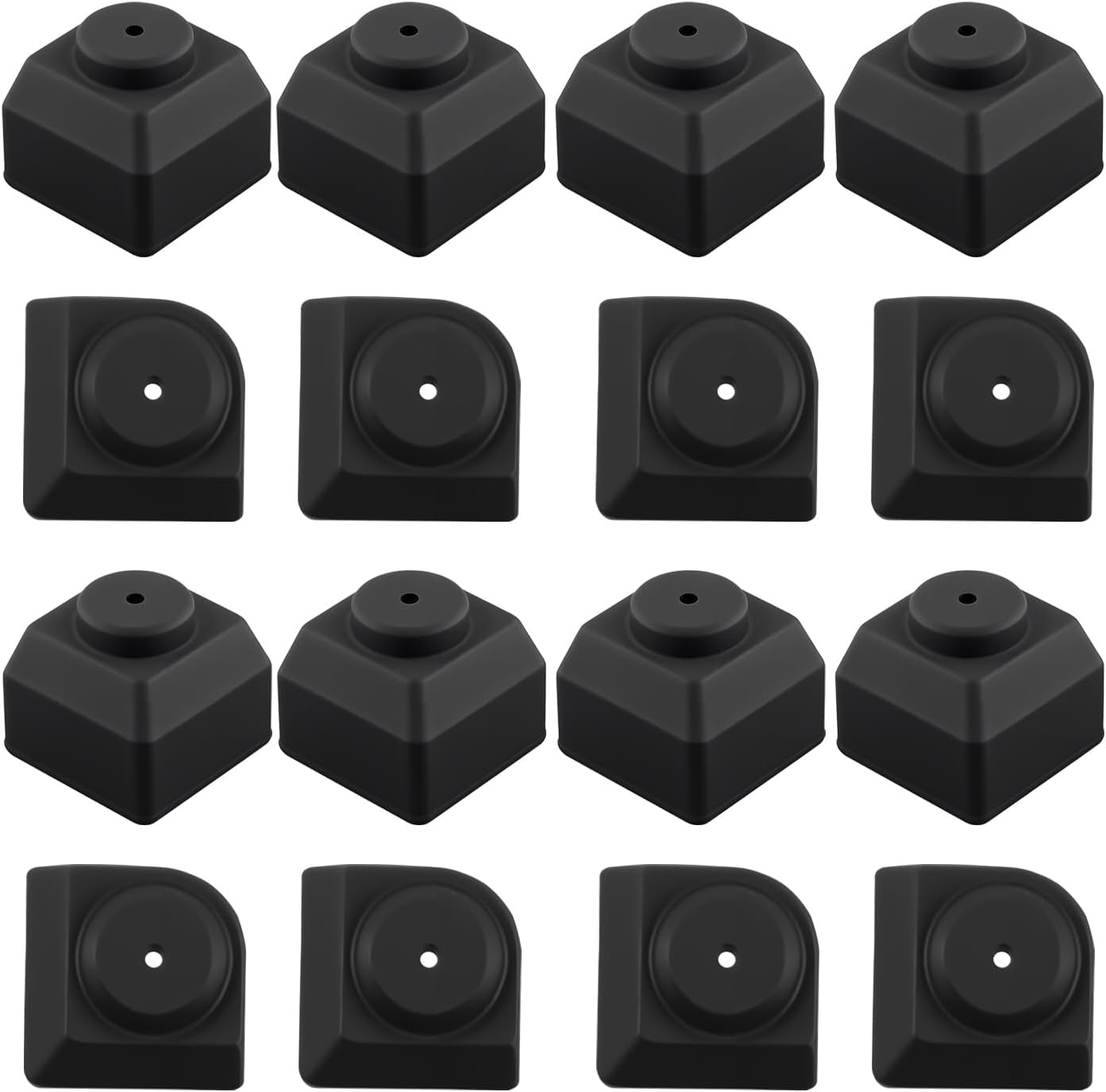 Atgestore W11550692 Grate Rubber Feet Replacement for Whirlpool KitchenAid Jennair Maytag Stove Parts Grate Feet Bumpers Whirlpool Gas Rang Burner Grate Foot Pad Stove Top Cooktop Rubber Pads 16Pcs