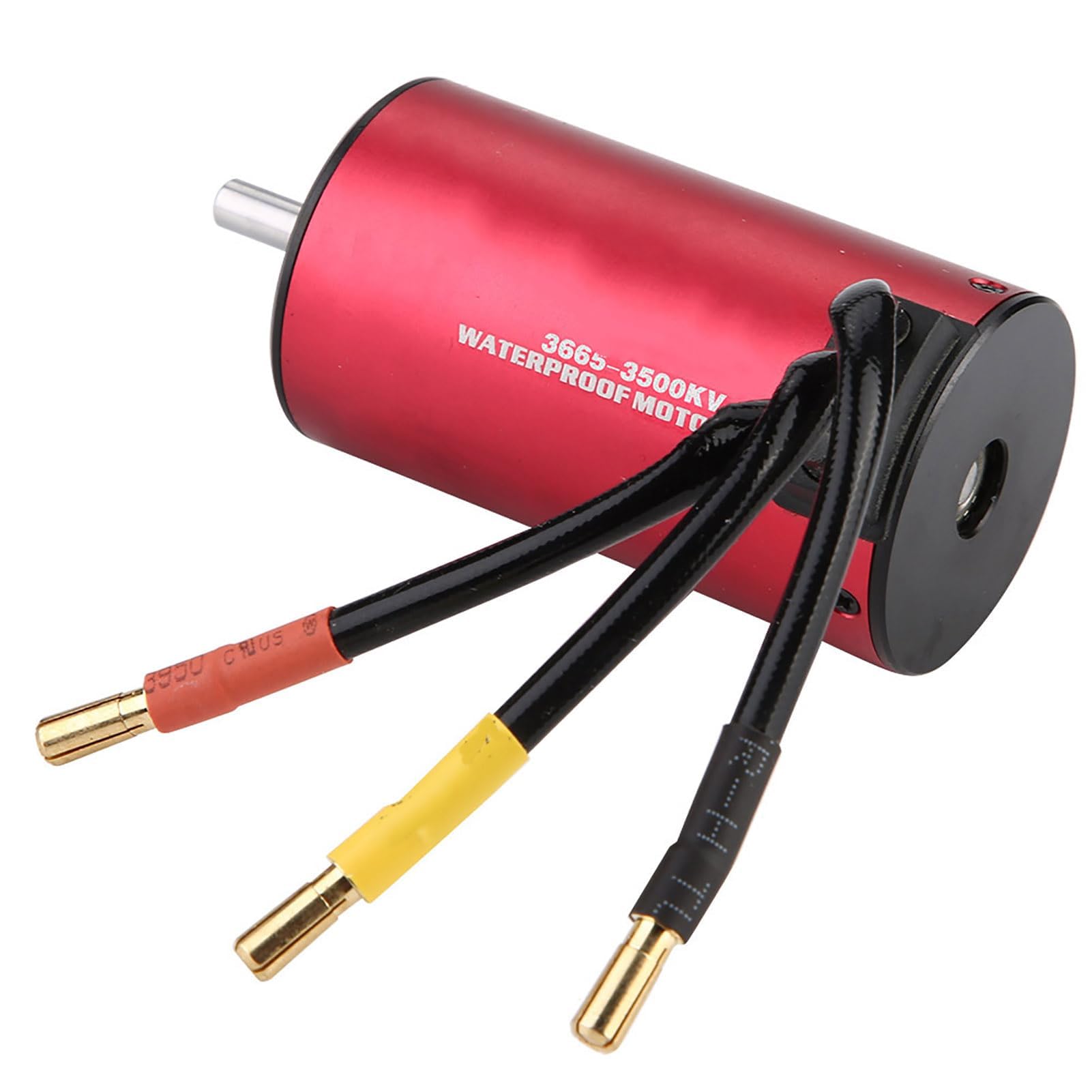 RC Brushless Motor, Surpass 3665 Wasserdichter Brushless Motor für 1/8 1/10 RC Auto Zubehörteil (3500 kV)