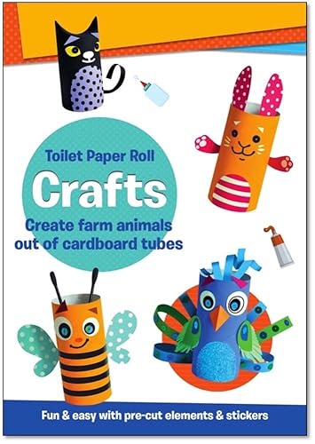 Toilet Paper Roll Crafts Create Farm Animals out of cardboard