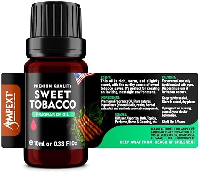 Sweet Tobacco - Top-Tier, Select Grade Fragrance Oil, 10ml