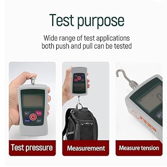 Digital Force Mini Push Pull Tester Multi Functional Built in Sensor for Labs and Work Sites