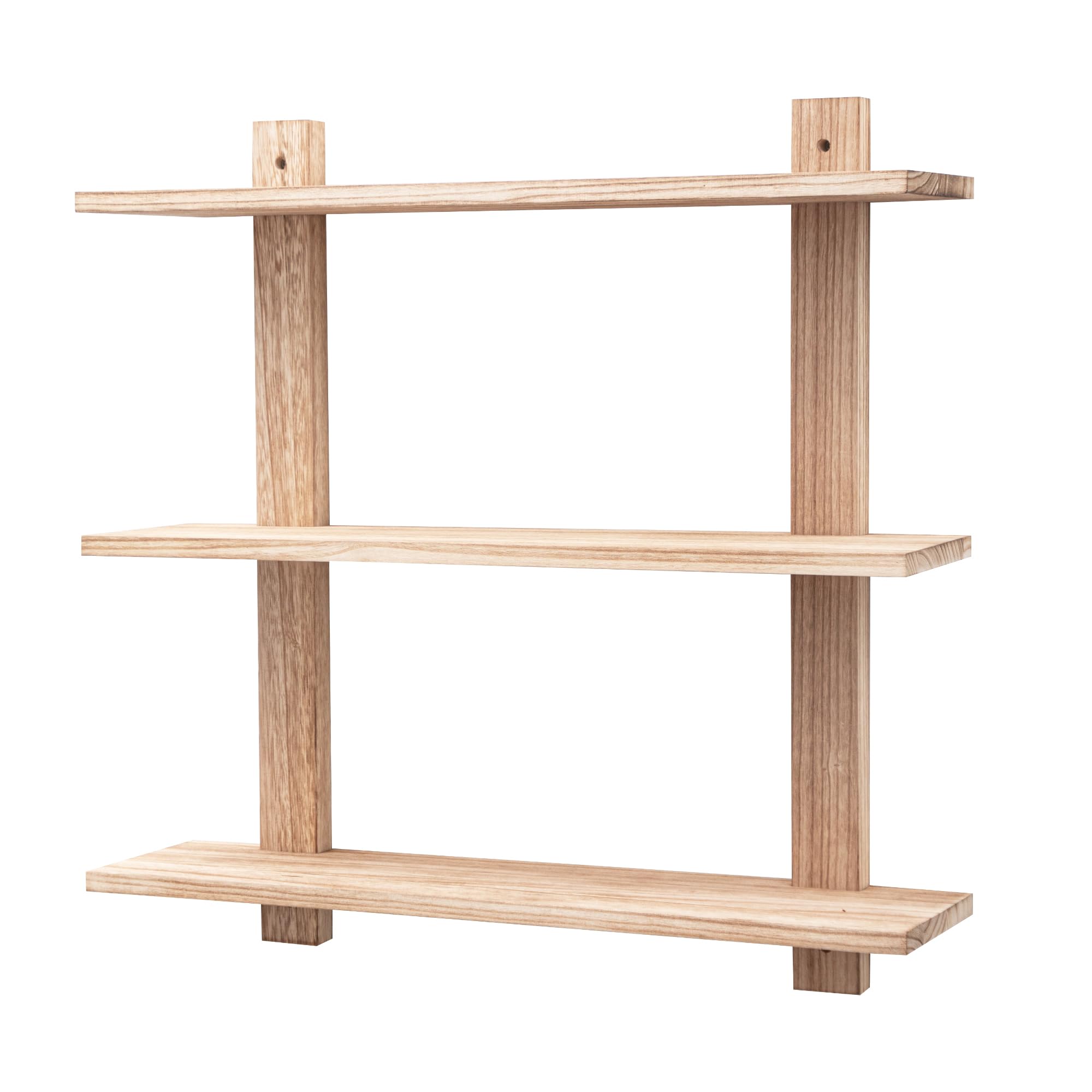 3 Tier Floating Shelves,Long Wall Shelf,Over The Toilet Shelves Bathroom Hanging Display Storage Rustic for Living Room Bedroom Kitchen Office Coffee