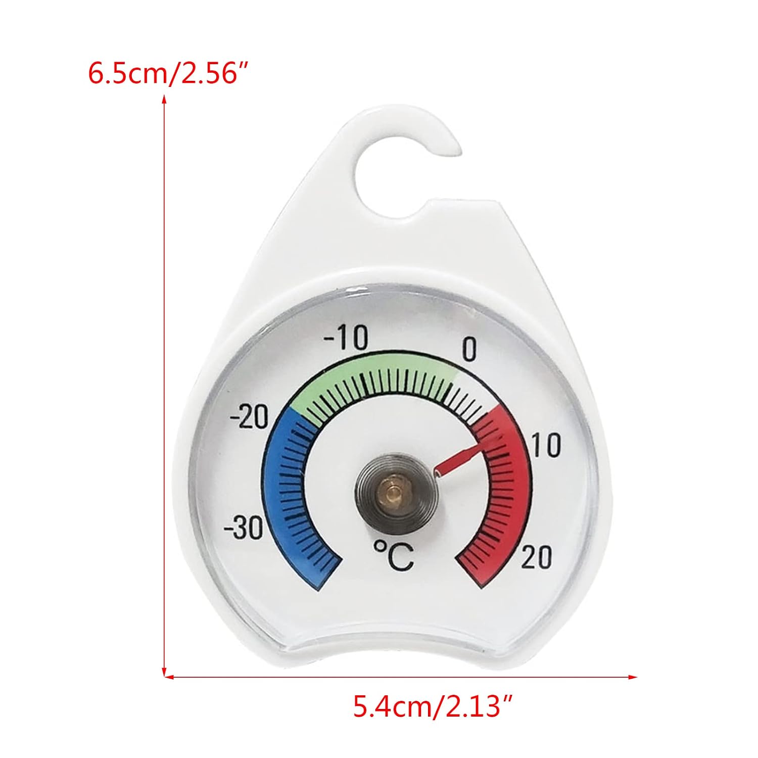 Refrigerator Digital Hook Thermometers with Red
