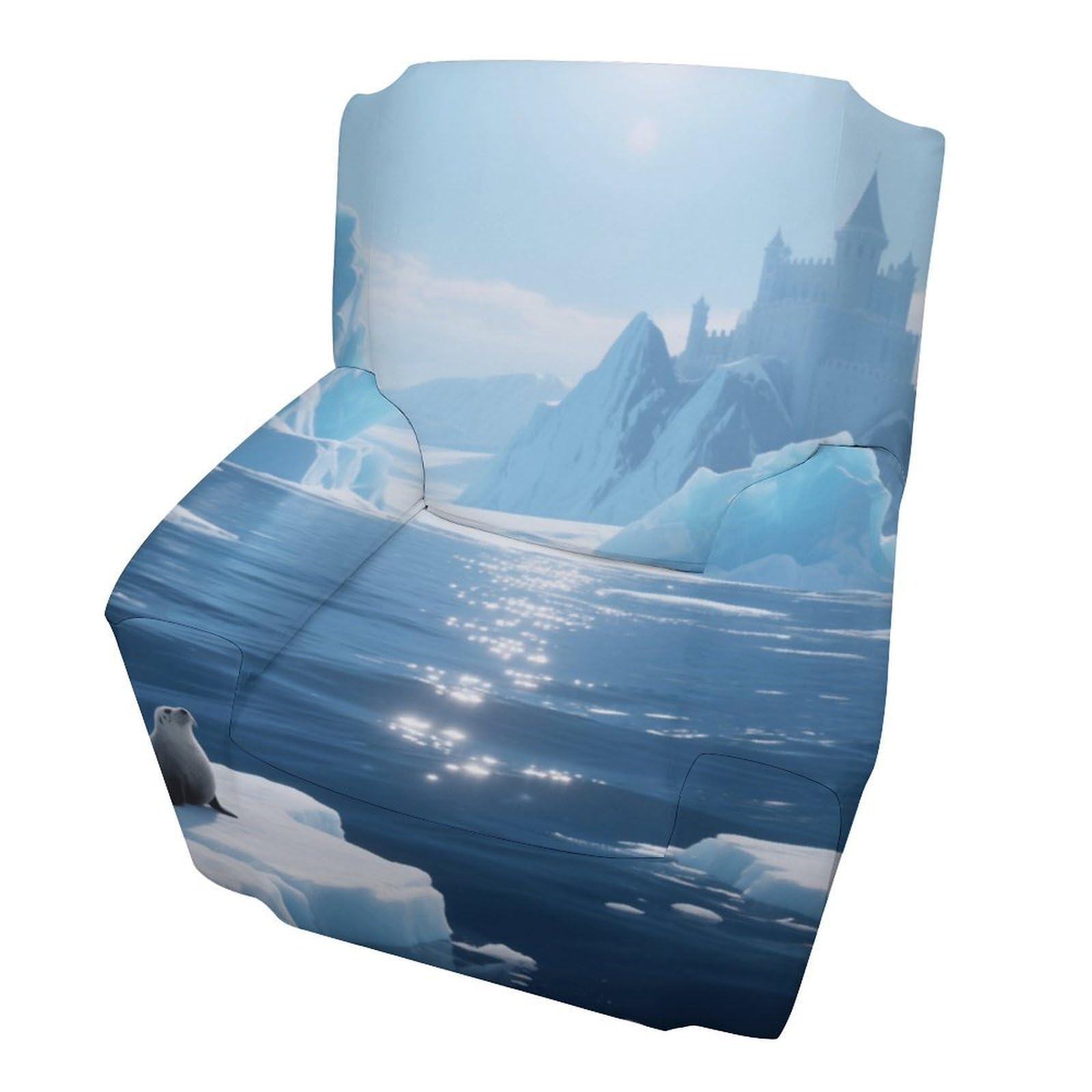 Fekiloot Style Iceberg Ocean Couch Cover Sofa Cover Sofa Slipcover